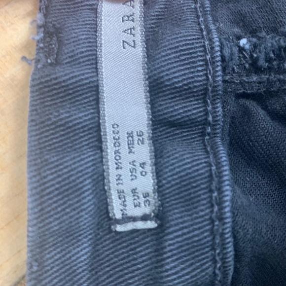 ZARA Distressed Skinny Jean Pants - Picture 7 of 9
